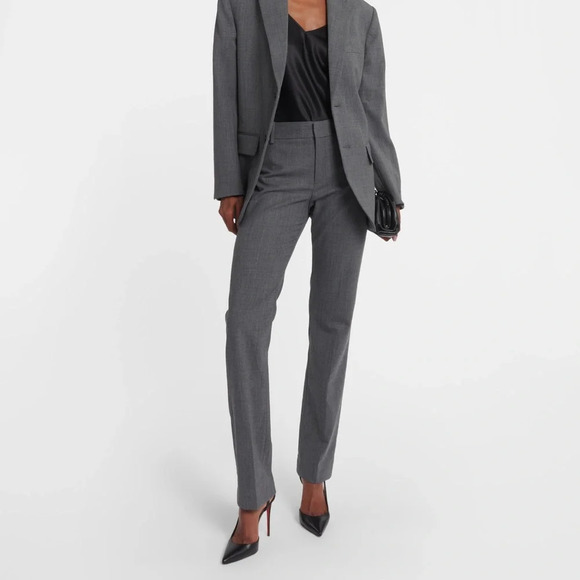 Nili Lotan Evan Wool-blend Slim Tailored Trouser Pants Size Womens 6 NWOT - Picture 1 of 11